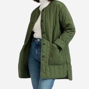 Cotton Quilted Jacket - Everlane (Size Medium)